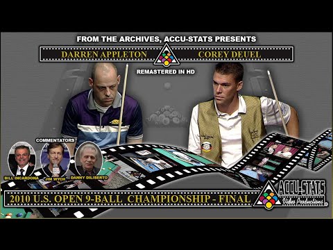 9-Ball - DARREN APPLETON vs COREY DEUEL - 2010 US Open 9-Ball Championship Finals