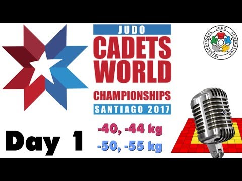 Единоборства World Judo Championship Cadets 2017: Day 1