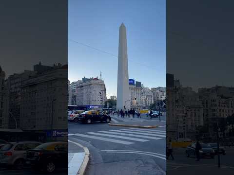 Avenida 9 de Julio y Av Corrientes - Buenos Aires - Argentina - tour [4K HDR] 2025 #worldwalk