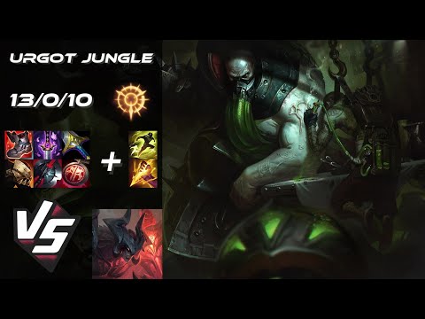 JUNGLE Urgot vs Aatrox - EU Grandmaster Patch 25.24