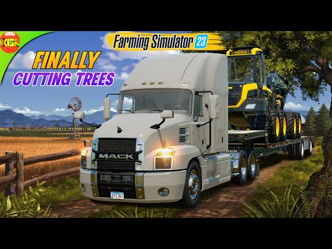 Cutting Tree First Time in $20 Millions Career | Farming Simulator 23 Mobile Gameplay