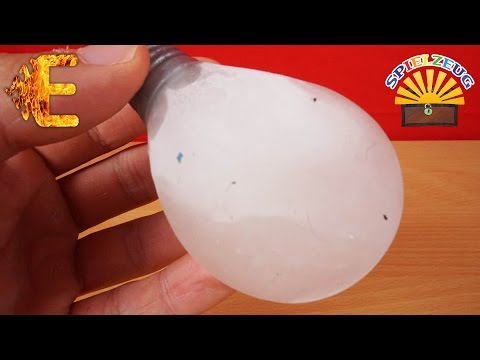 GLIBBER GLÜHBIRNE EINGEFROREN - VERÄNDERT sich der SCHLEIM ? Kinder EXPERIMENT deutsch