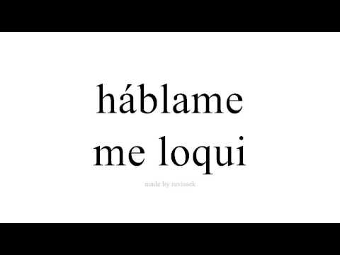 Disce Spanish   me loqui