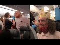 Man Wearing Burger King Crown Rage S On Airplane