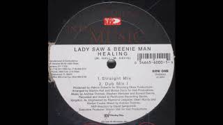Lady Saw &amp; Beenie Man - Healing  (Vinyl Side B Instrumental) 1996