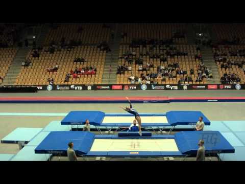 KYIKO Maryna (UKR) - 2015 Trampoline Worlds - Qualification TR Routine 1
