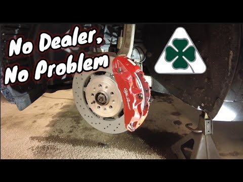 Alfa Romeo Stelvio Quadrifoglio Brake Service (non-dealer)