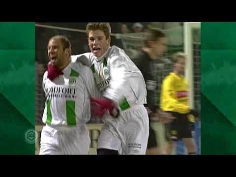 FC Groningen - Roda JC op een bevroren speelveld