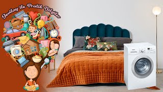 Yatak Örtüsü Nasıl Yıkanır | Yatak Örtüsü Kaç Derecede Yıkanır | Saten Yatak Örtüsü Yıkama