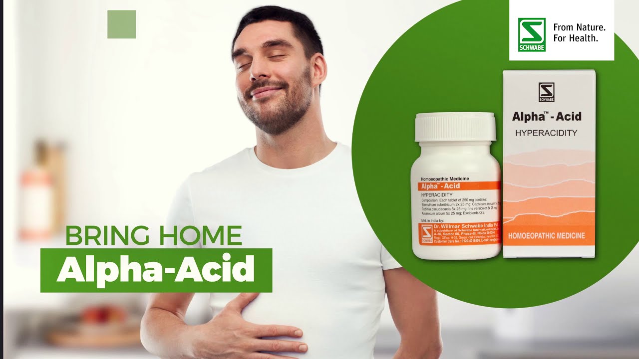 Treat Acidity and Gastritis with Alpha-Acid | Schwabe India