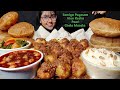 Eating Semiya Payesam Poori Chole Masala Dum Aloo Kosha Big Bites Asmr Eating Mukbang