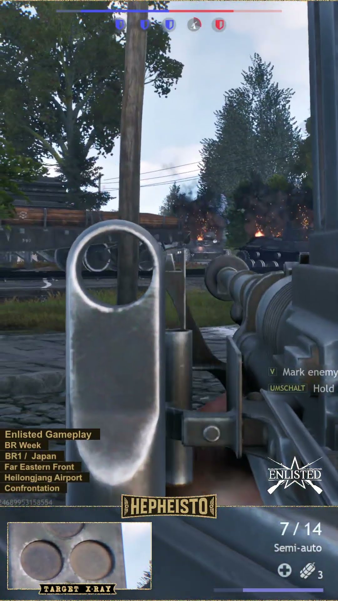 Anti Tank Gunner eliminates Tank BT-7 with Type 97 Anti-Tank Rifle