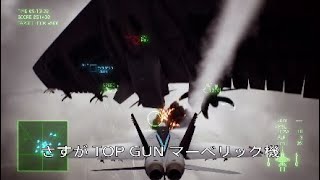 TOP GUN マーベリック機でクルビット 無傷でアーセナルバードを墜とす！ F/A-18E | TGM ACECOMBAT7 ミッション19