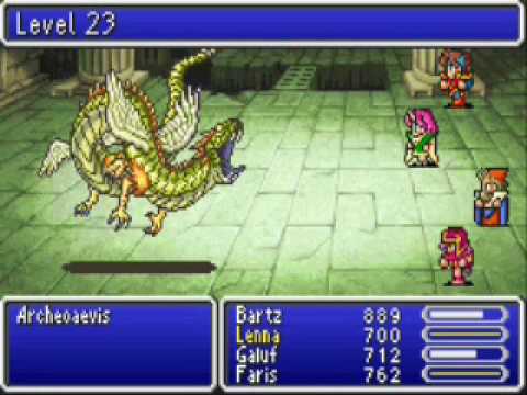Final Fantasy V Advance Archeoaevis