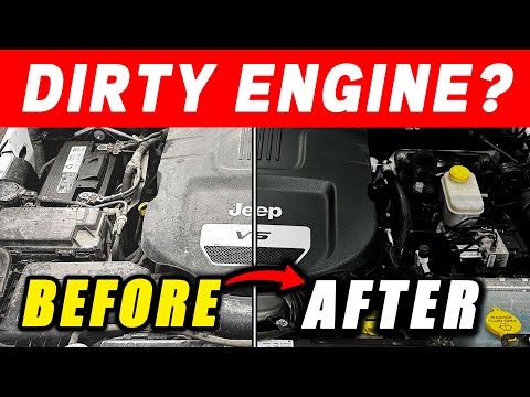 Easy Engine Bay Detailing! How to clean your DIRTY engine with just 2 products #enginebay