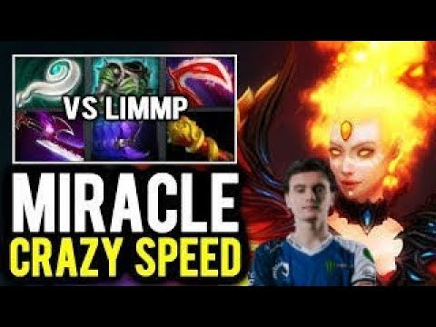 Miracle - M-GOD Lina MID | vs Limmp Monkey King | dota 2 mmr Pro Gameplay 41