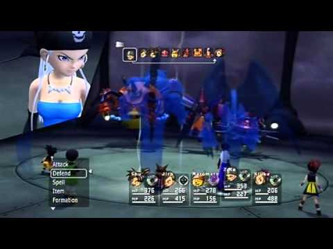 Blue Dragon Walkthrough Part 26: Boss: Land Shark / Grand Szabo & Co.