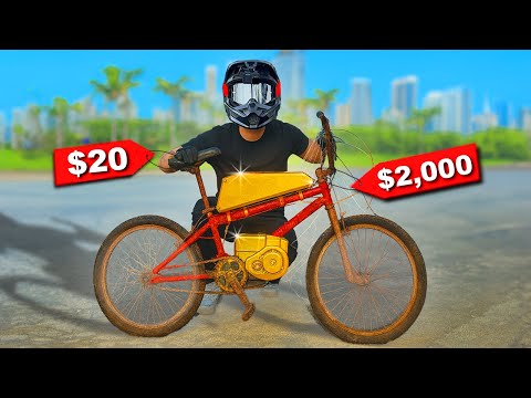 $2,000 Motor in a $20 Bike