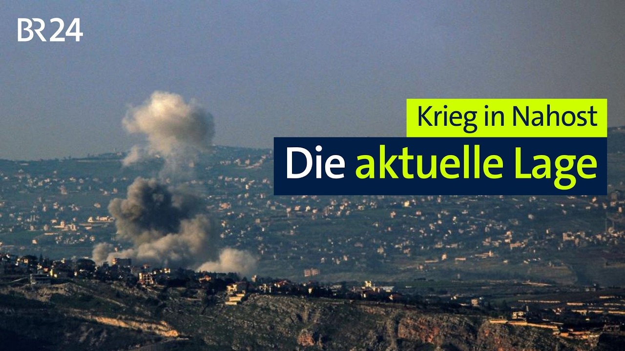 Krieg in Nahost – Die aktuelle Lage am Montag | BR24
