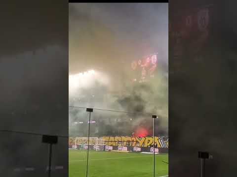 AEK Fans Pyro Party vs PAOK 🔥 #footballpassion #shorts