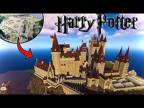 [Minecraft Time-Lapse] HOGWARTS FROM HARRY POTTER | 4K 60 FPS