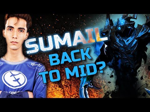 SumaiL Hardcore Practice Shadow Fiend - Back to Solo Mid? [Dota 2]