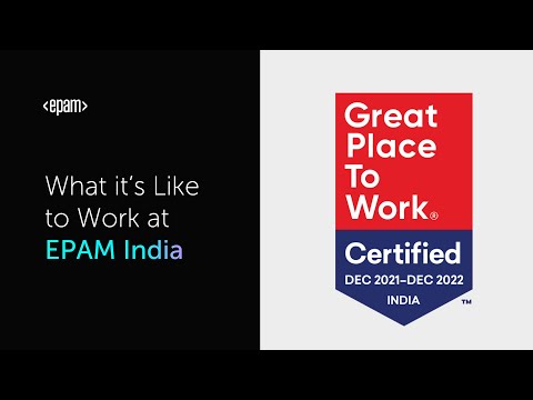 EPAM India is a Great Place to Work®