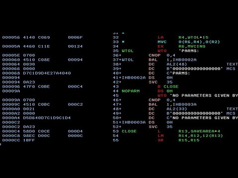 Parameter handling in mainframe assembler, revisited - M209