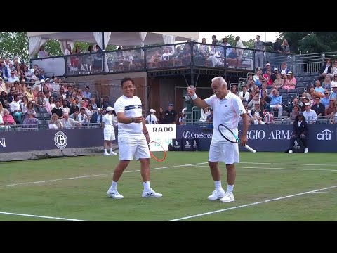 Funniest Tennis Match of the Year! 🤣Featuring Mansour Bahrami, Almagro, Baghdatis & Malisse