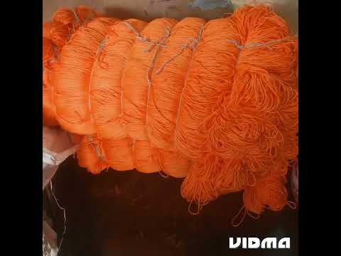 Yellow polyester rope
