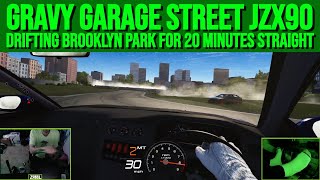 Gravy Garage Street JZX90 Drifting Brooklyn Park for 20 Minutes Straight Uncut