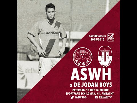 Samenvatting ASWH - Jodan Boys 1-2 (10-10-2015)