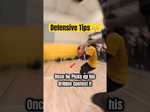 How To Play Defense In Basketball 🔒 #defense #basketball #tipsandtricks #hoops #nba #ballislife