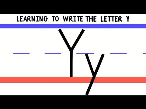Write the letter y - abc writing for kids - alphabet handwriting by 123abctv
