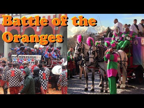 Battle of the Oranges in Italy