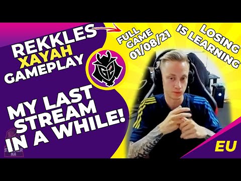 G2 Rekkles Talks - This Is My Last Stream In a While! ⚽ I Used to Play Central Defender In Football!