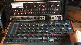 Video thumbnail for MOOG SLIM PHATTY VS MFB DOMINION 1 by leon nine