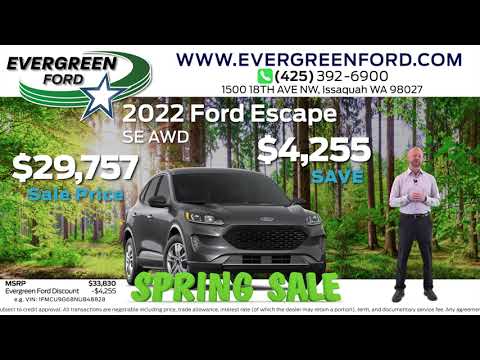 2022 Escape Spring Sale April 2023