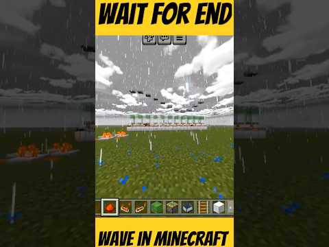 🌊 EPIC Wave Build in Minecraft 1.20 || Viral YTShorts