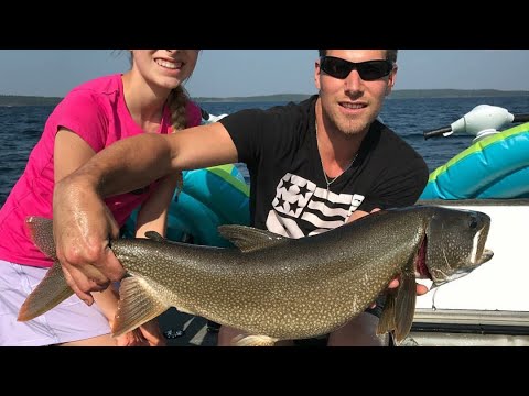 Video Thumbnail for Whiteswan lake, Lake trout and Northern Pike fishing