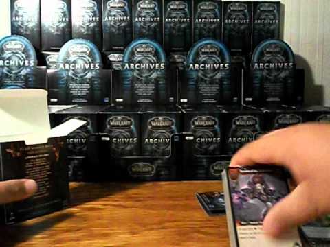 WoW TCG Class starter deck break!