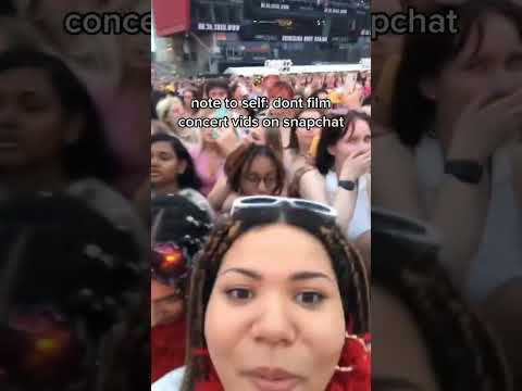 Thumbnail for Why You Shouldn’t Film Concerts On Snapchat TikTok famousgirl5055 by Concert