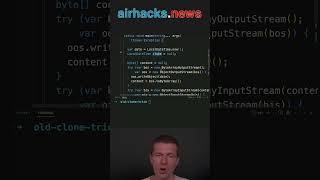 An Old Deep Clone Trick #java #shorts