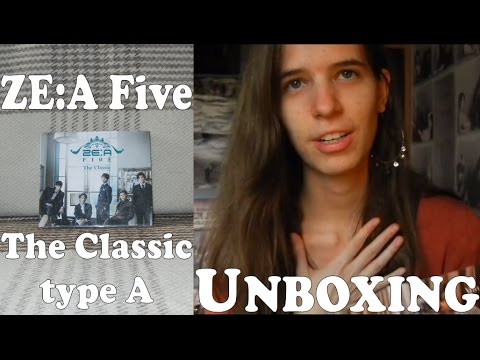 Unboxing - ZE:A Five - The Classic - Japan single / mini album CD+DVD A ver. *rare/oop*
