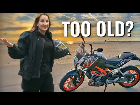 Can a woman in her 50s learn to ride a motorcycle?