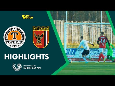 Highlights. Torpedo-BelAZ – Slavia-Mozyr