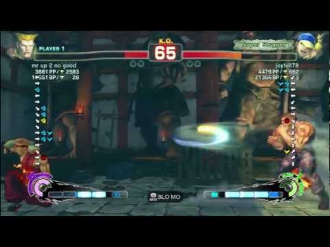 mr up 2 no good (Guile) vs joyFull78 (Yun)