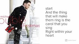 Michael Bublé – Det begynner å ligne mye på jul – Tekst