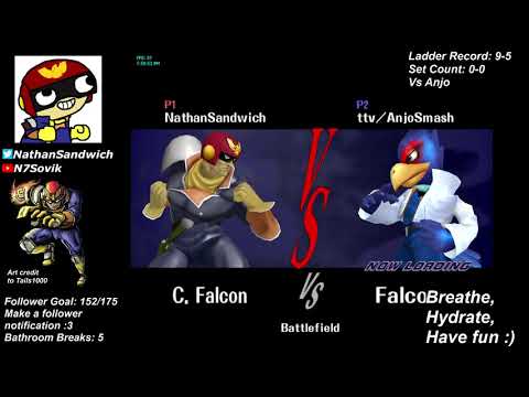 TMT 28 Ladder: NathanSandwich (C. Falcon) vs Anjo (Falco)