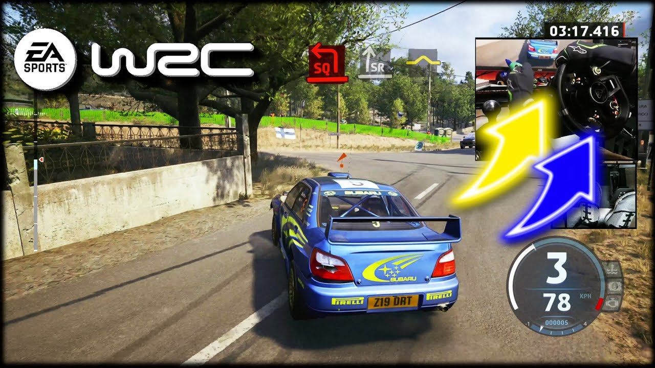 【New】Subaru IMPREZA WRC Rally Portugal / Turtle Beach VelocityOne Race Wheel EA Sports WRC
